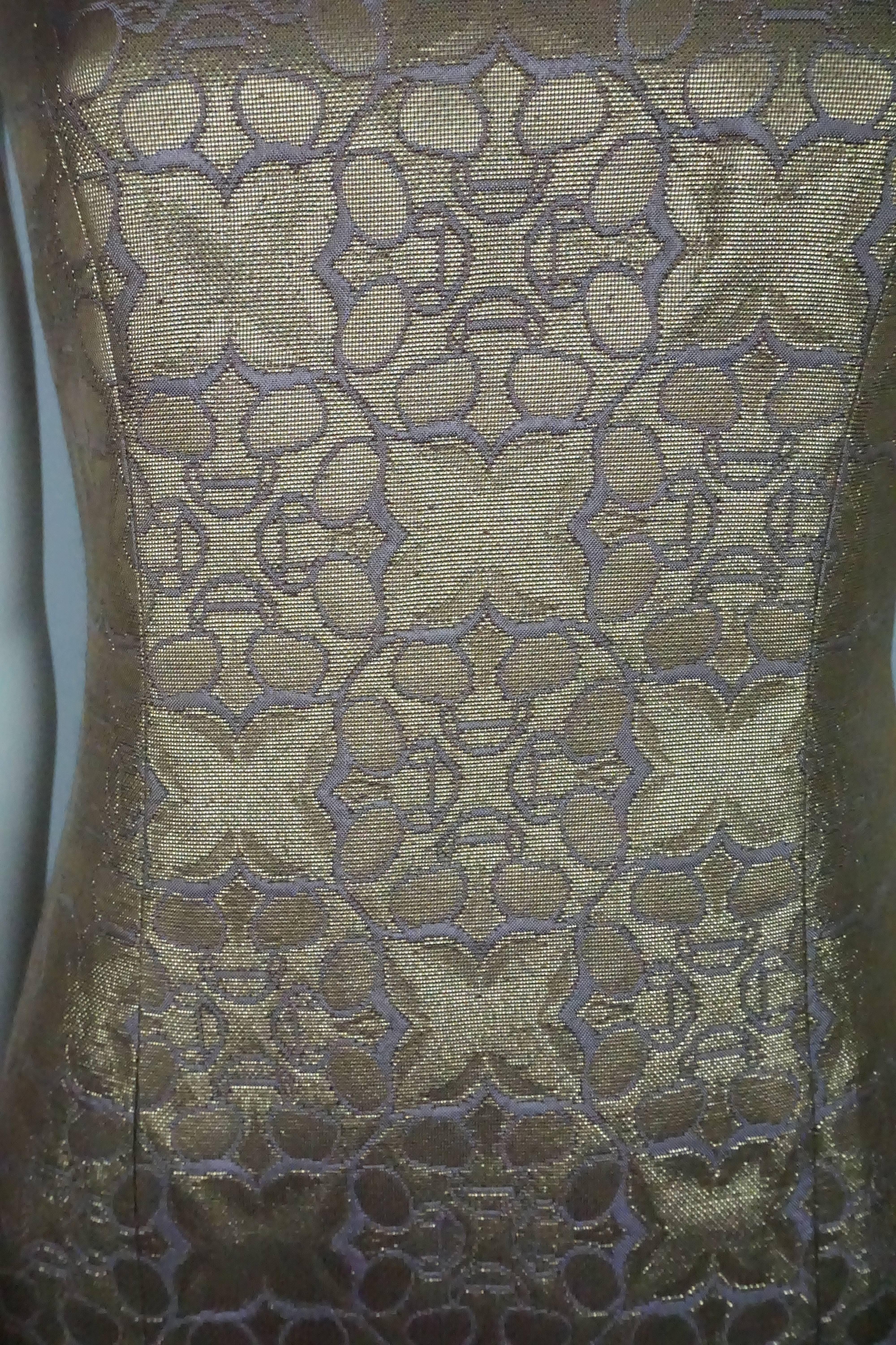 vestido carolina herrera morado