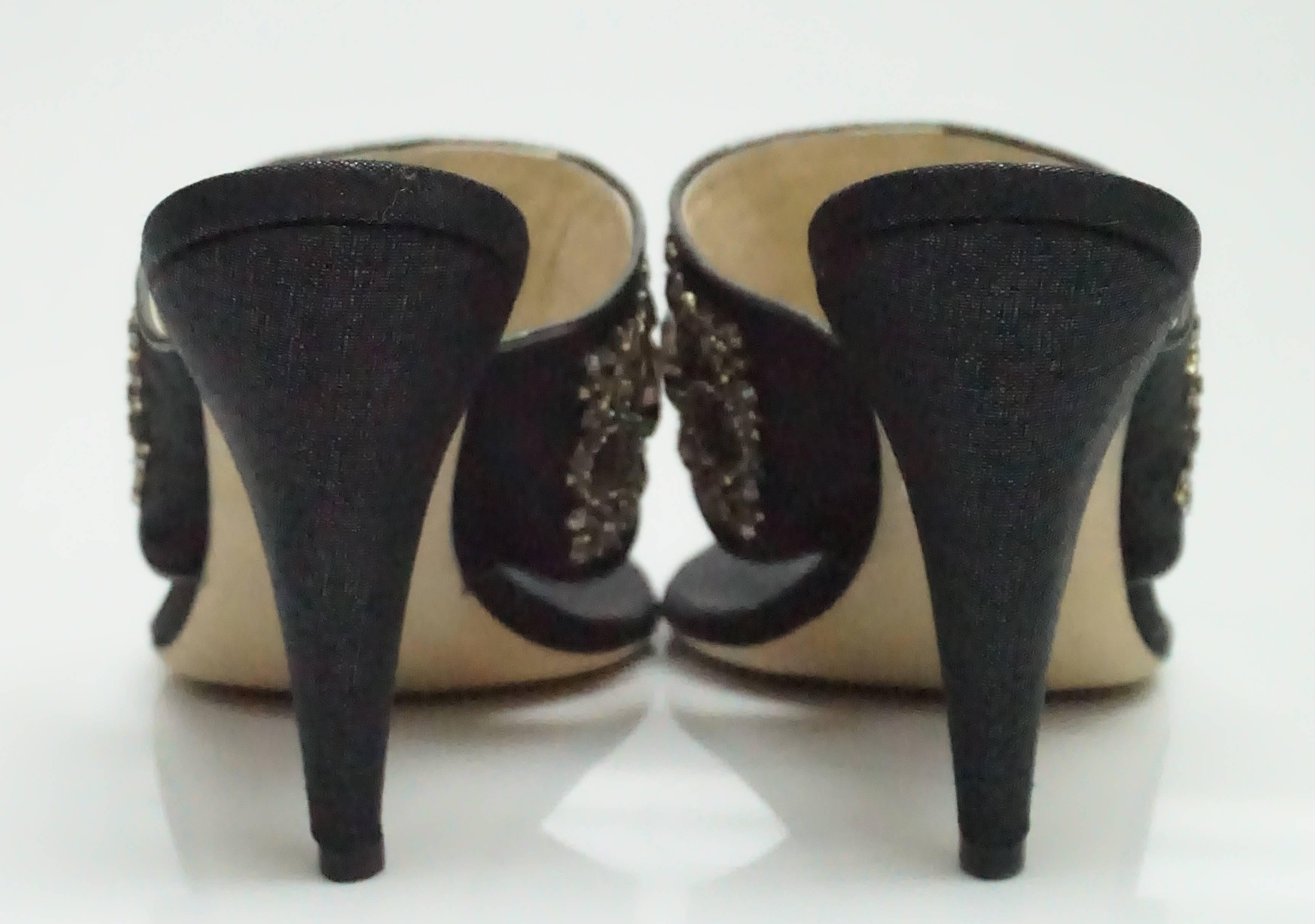 high heeled thong sandals