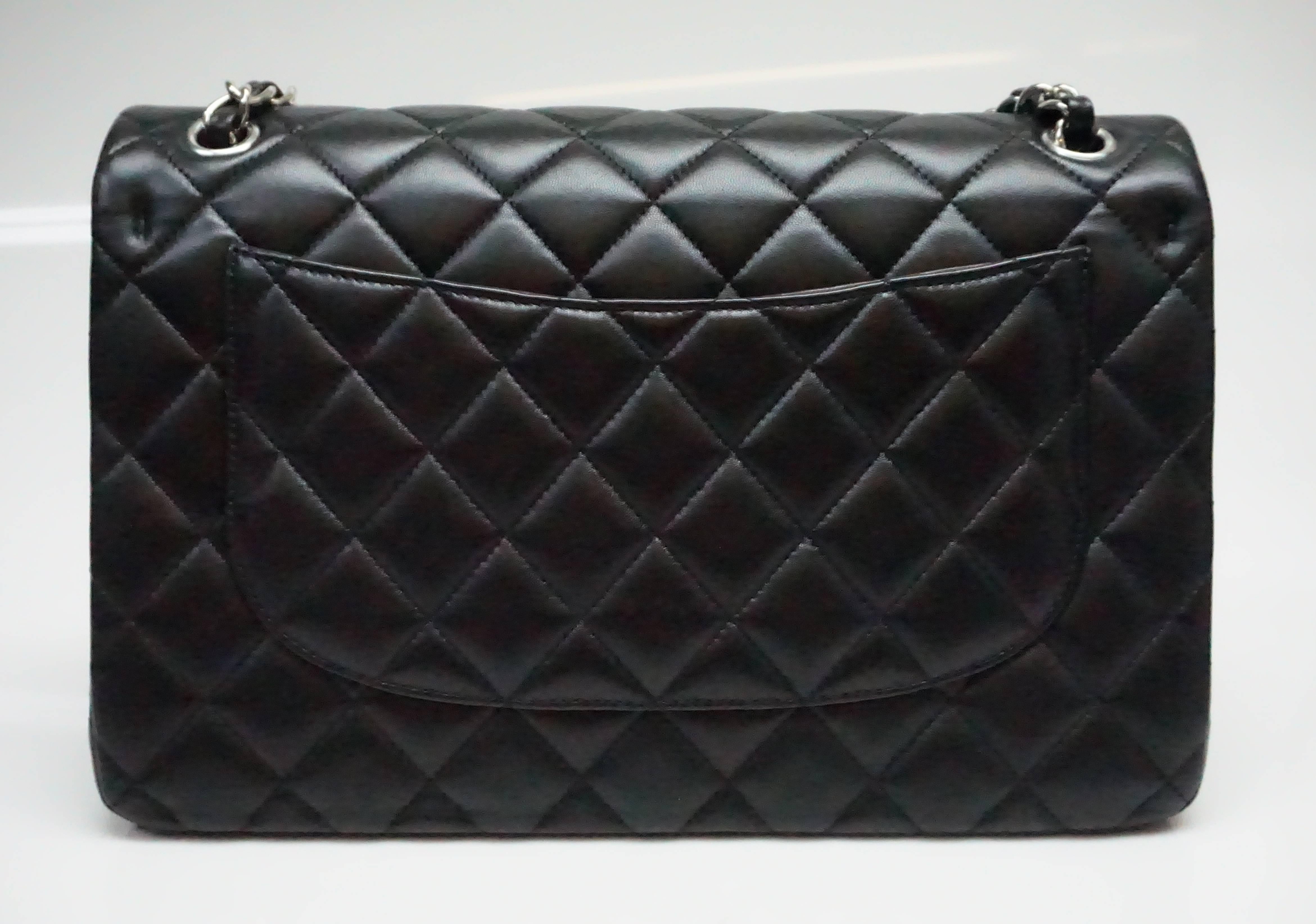 chanel jumbo silver hardware