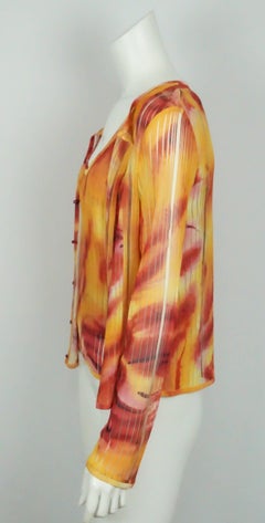 Christian Dior Yellow and Orange Summer Sweater Set - 10