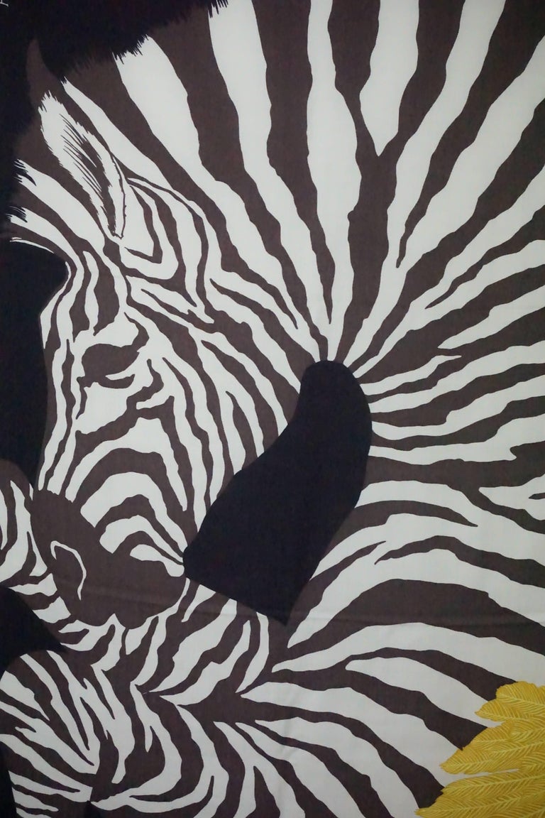 Hermes Zebra Pegasus Cashmere Silk Shawl at 1stDibs | hermes zebra
