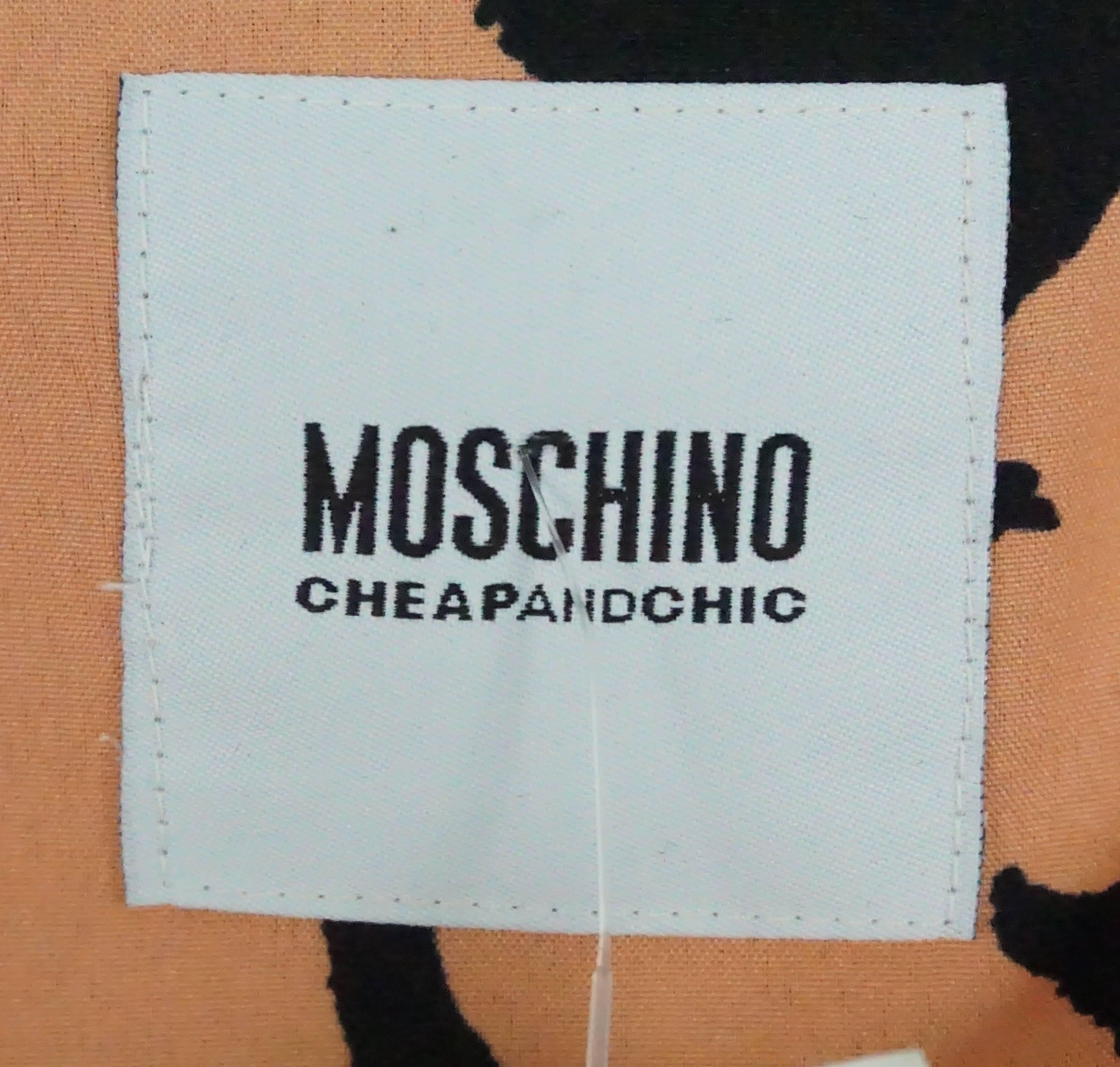 Moschino C&C Multi Color Tweed w/ Rhinestone Collar - 8 3