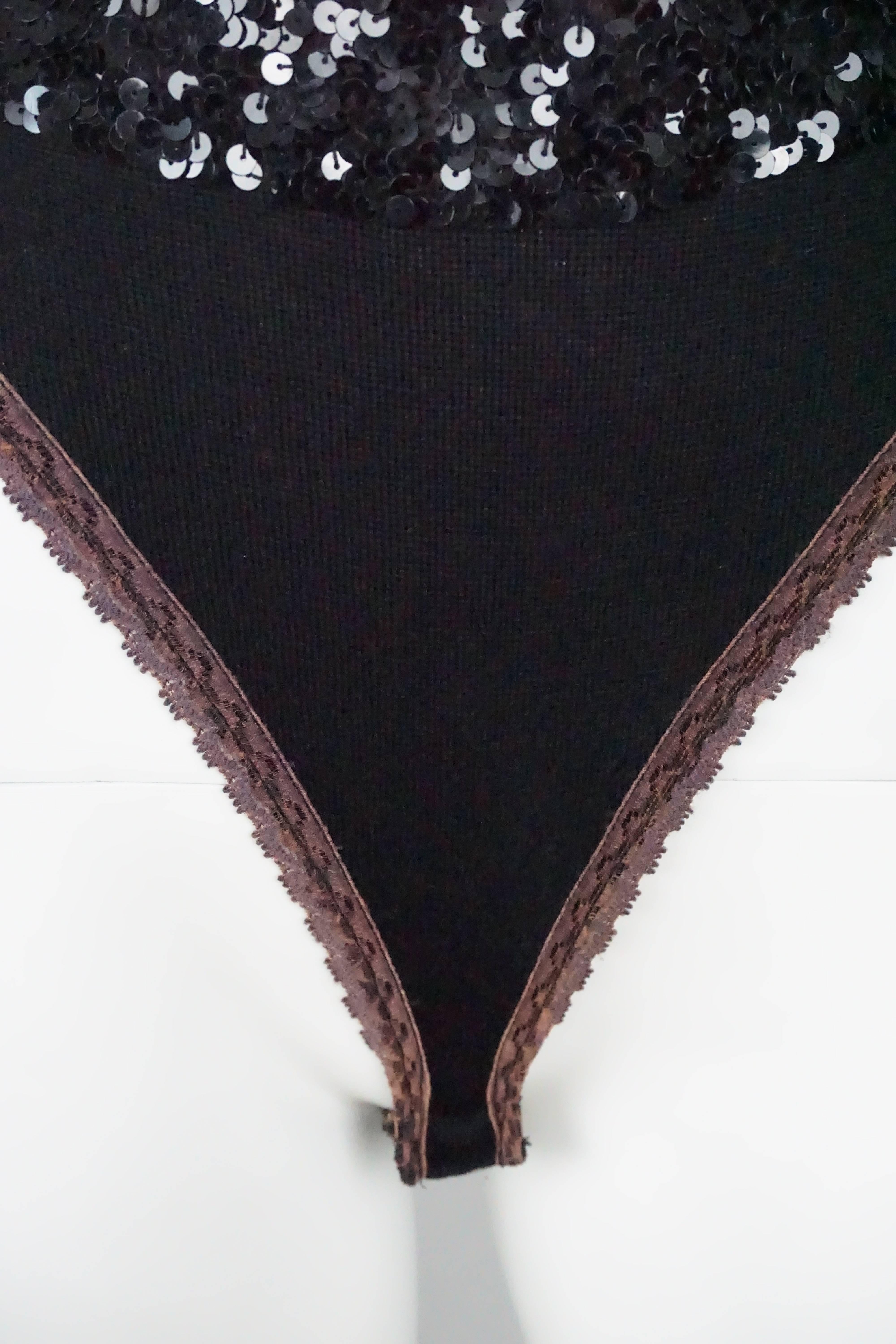 sparkly black bodysuit