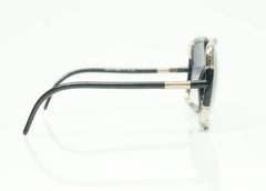 Ted Lapidus Schwarze Vintage-Sonnenbrille – ca. 70er Jahre