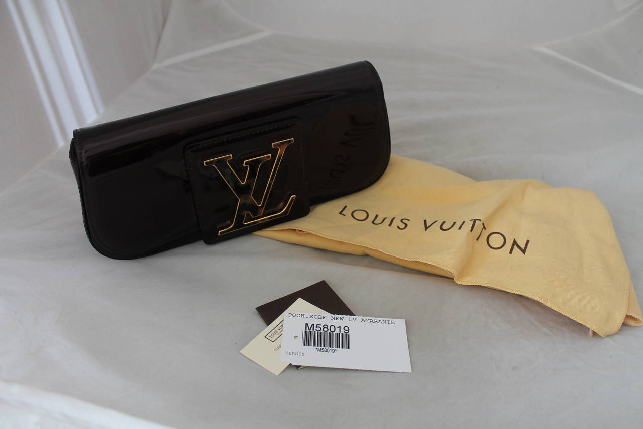 Louis Vuitton Amarante Vernis Sobe Clutch - Retail $1, 395 1
