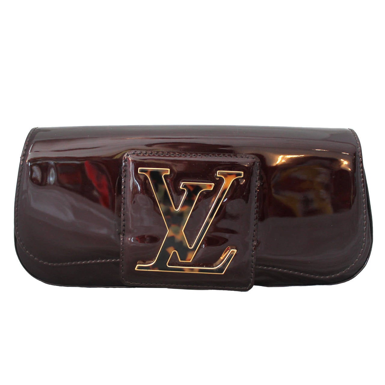 Louis Vuitton Amarante Vernis Sobe Clutch - Retail $1, 395