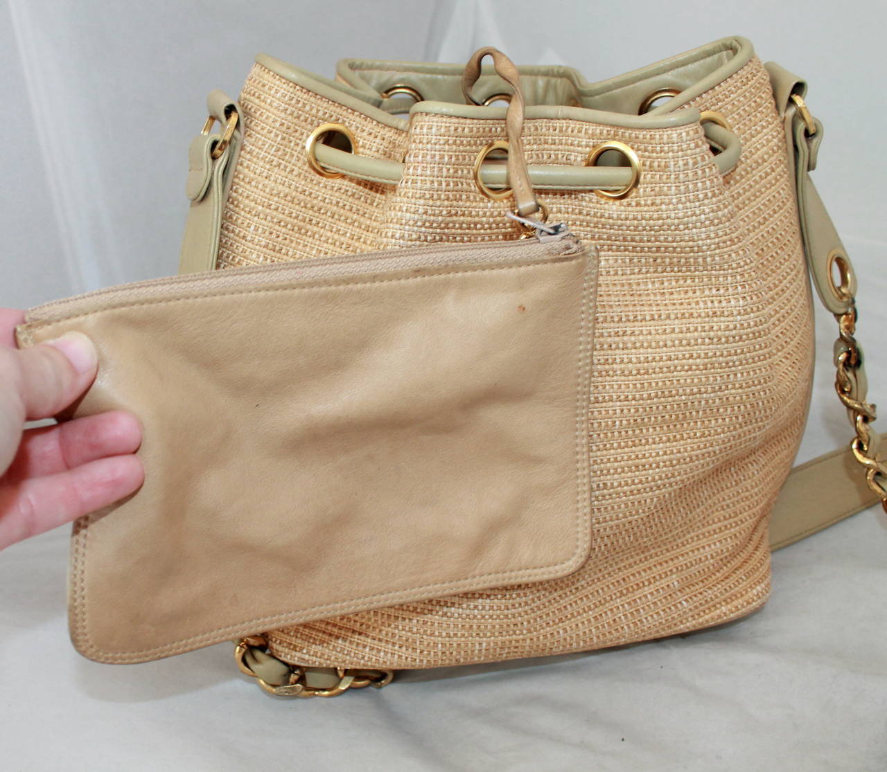 raffia bag chanel