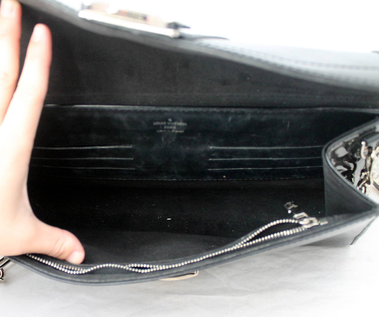 Louis Vuitton Black Iena Epileather Shoulder Bag SHW For Sale 1