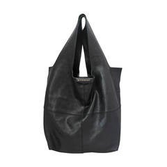 Givenchy Large Black Leather Slouch Tote