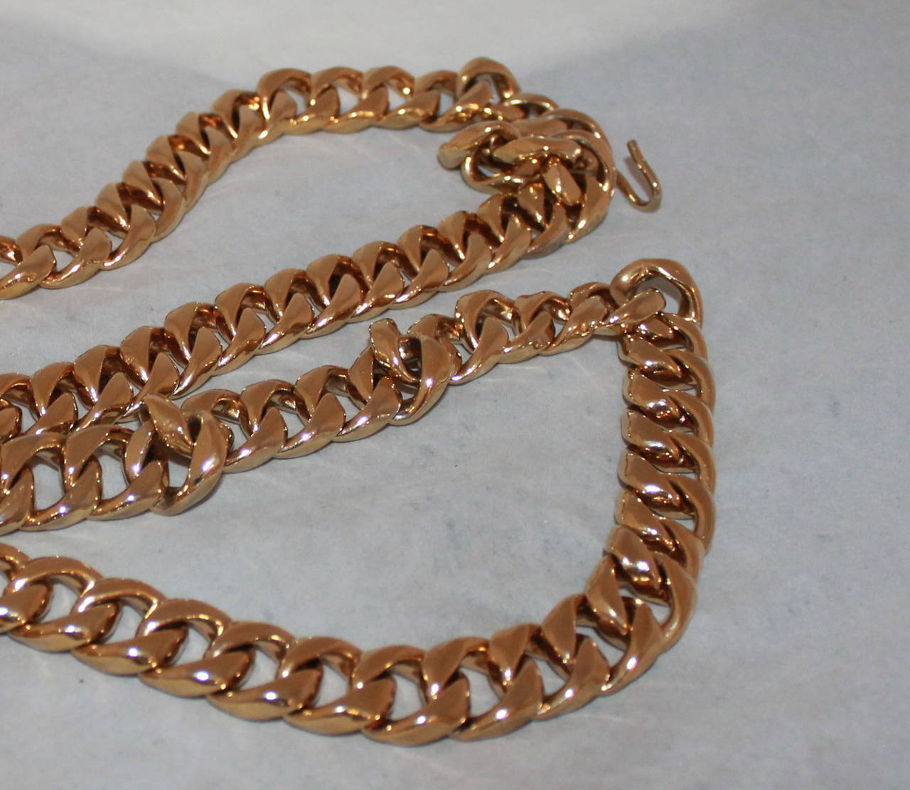 Chanel Early 1970's Vintage Goldtone 