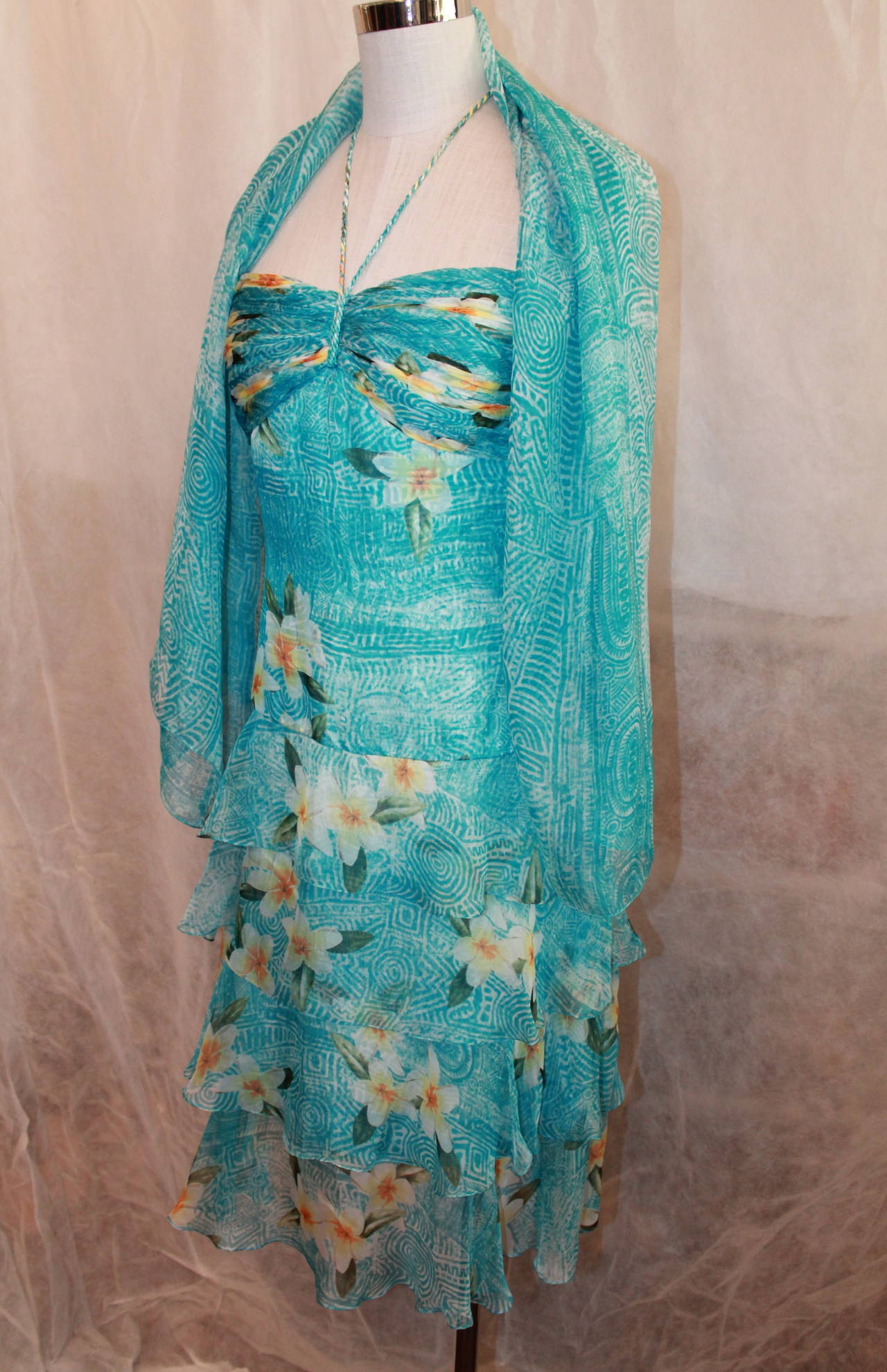 hawaiian print shawls