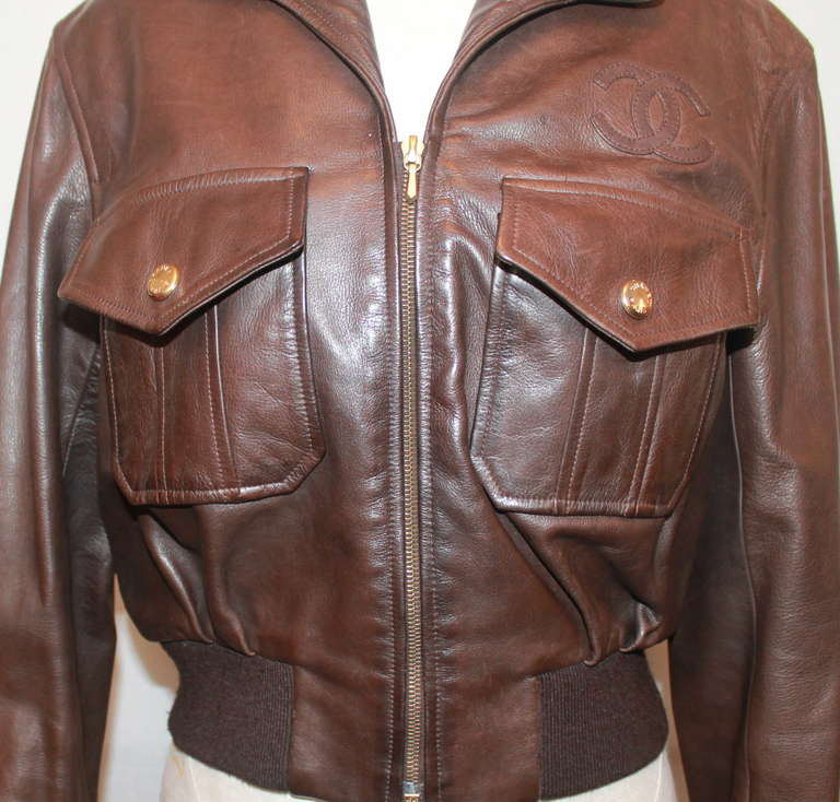 chanel brown jacket