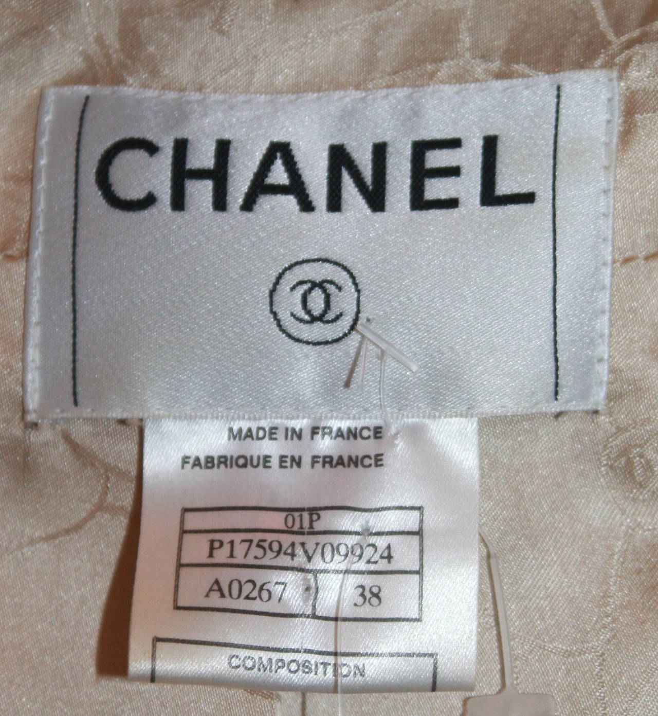 Chanel Tan Cotton Light Tweed Coat Dress w/ pastel details-38-Circa 2001 1