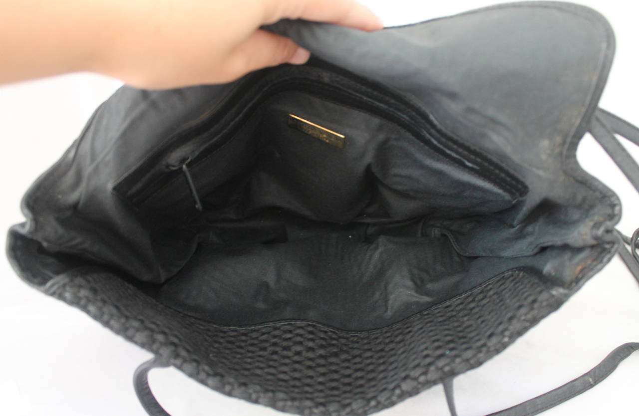 black raffia cross body bag