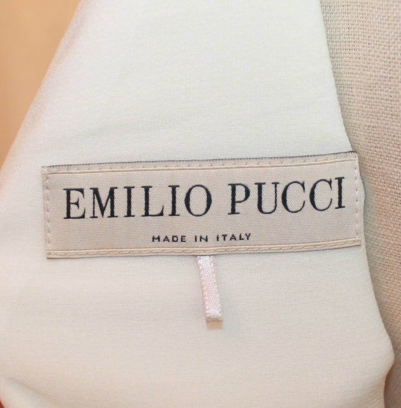 NEW Emilio Pucci Ivory Wool Blend Short Dress - 10 - rt. $1, 580 3