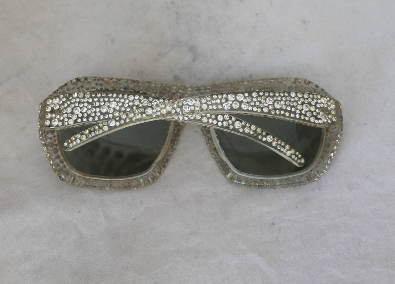 vintage rhinestone sunglasses