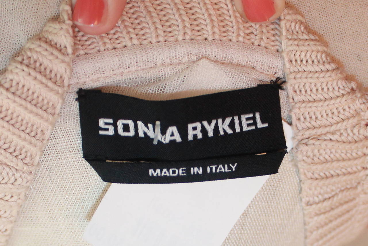 Women's Sonia Rykiel Multi Color Patchwork Shirt - S