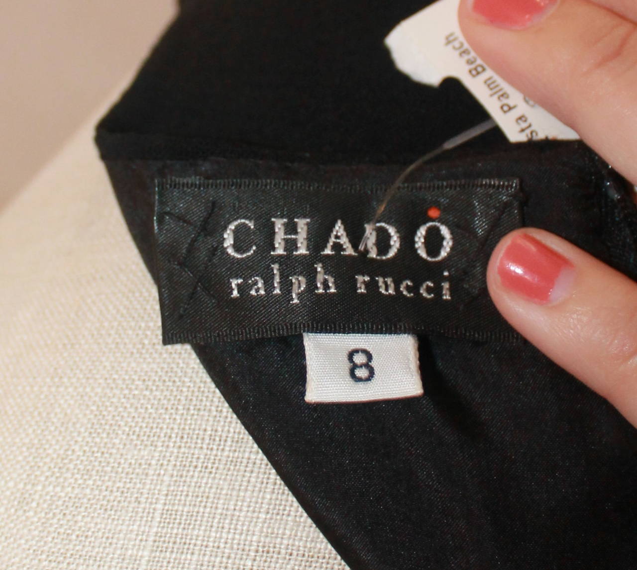 Women's Chado Black Wool Tapered Dress  - 8 For Sale