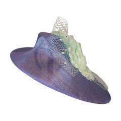 Herald & Heart Lavender Flowered Ascot Hat