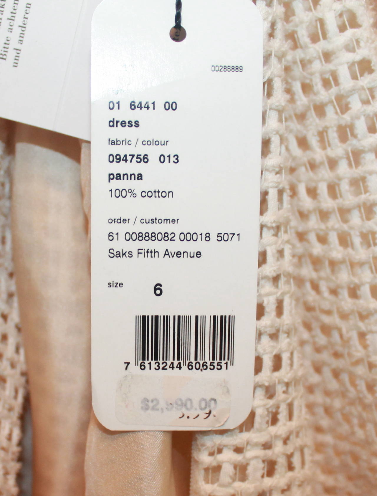 Akris Ivory Crochet Sleeve Dress NWT - 6 - rt $2, 990 2