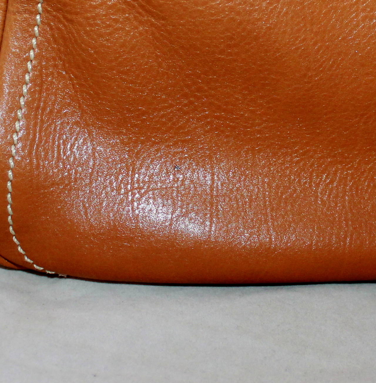 Prada Luggage Leather Gold & Silver Studded Shoulder Bag 1
