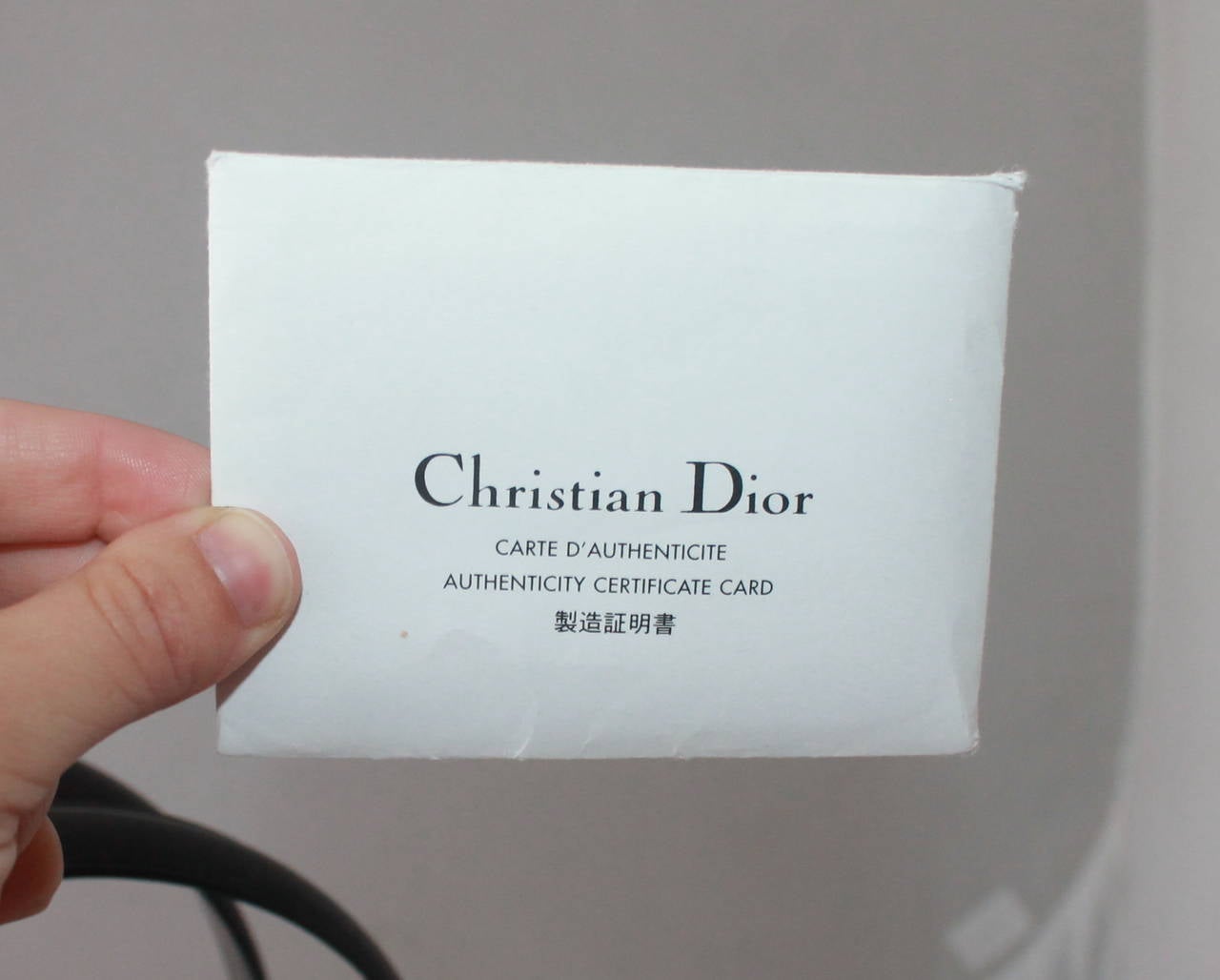 Women's Christian Dior Black Leather Chrome Beaded Malice Tote