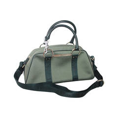 Christian Dior Grey & Black Fabric Hardcore Handbag 3