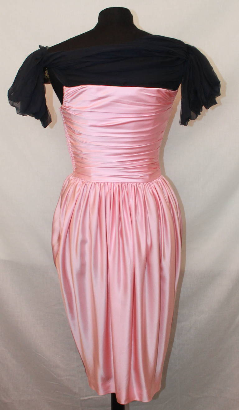 lanvin pink dress