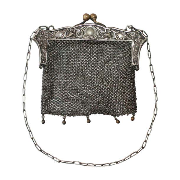 Edwardian Antique JWR Co. German Silver Chainmail Bag at 1stDibs ...