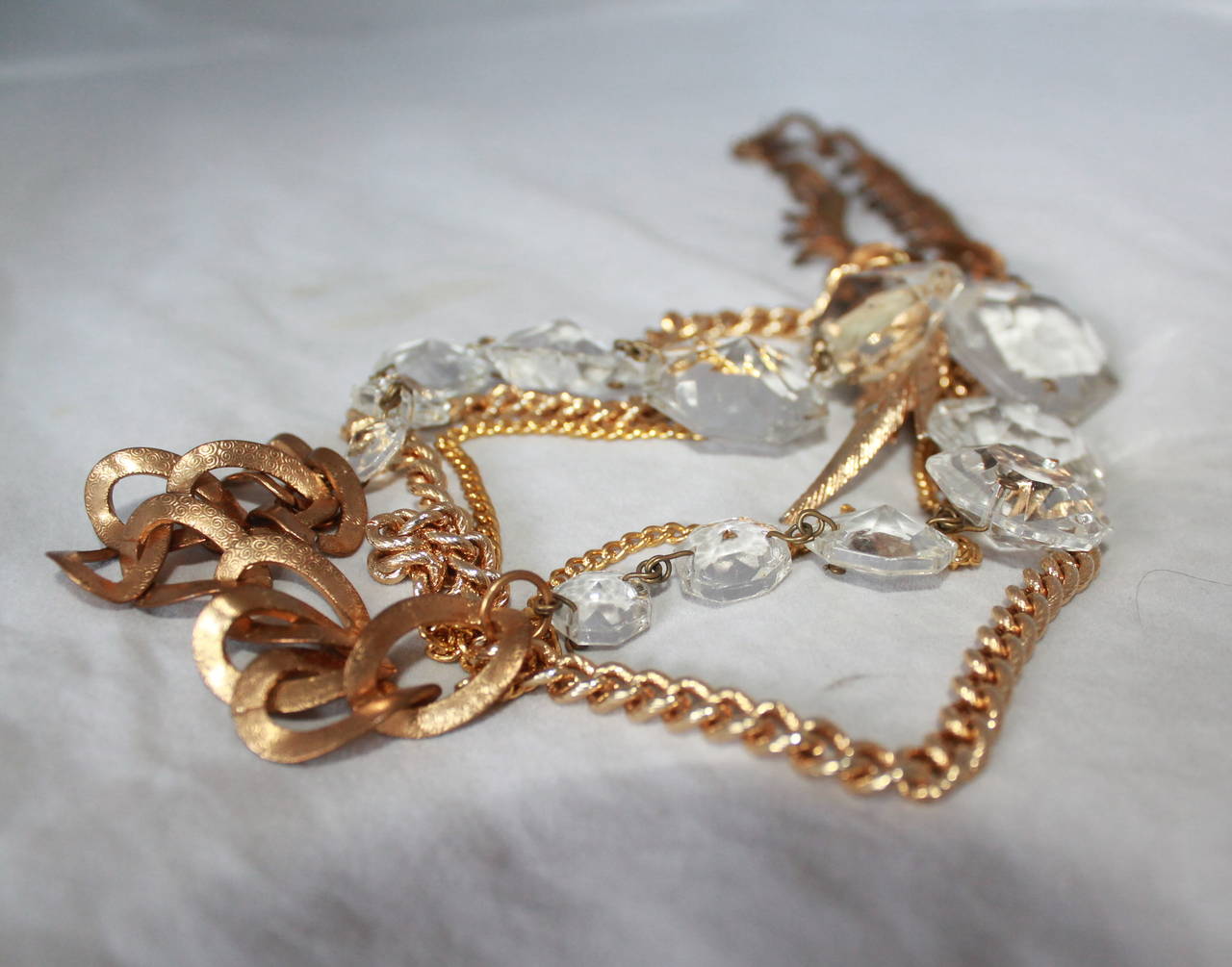 large rhinestone necklace