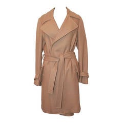 Bottega Veneta Camel Trench Coat - S