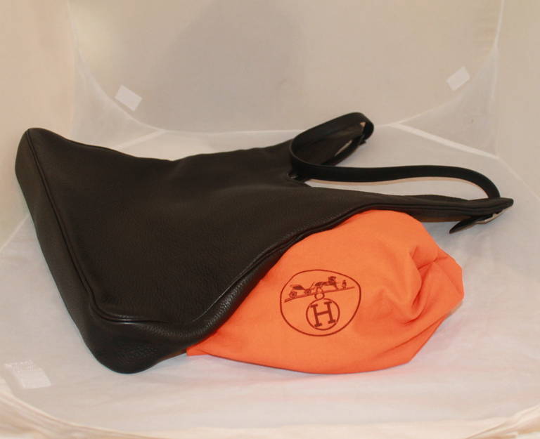 Hermes Black Massai Handbag - PM In Excellent Condition In West Palm Beach, FL