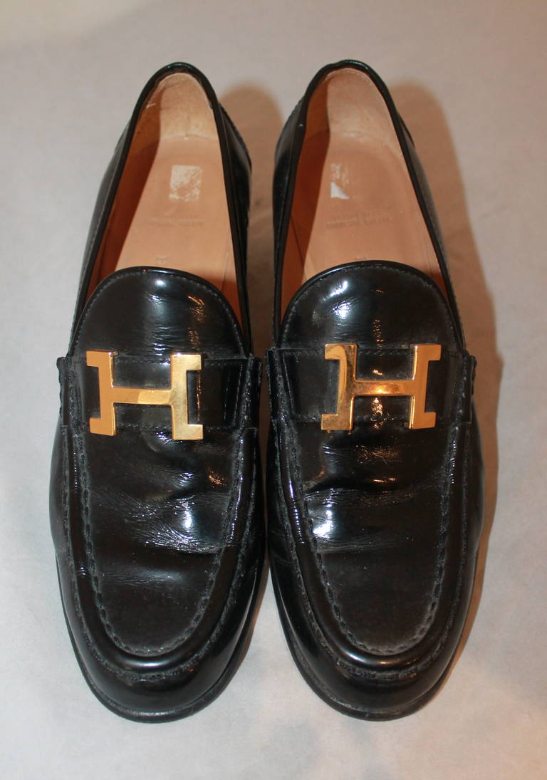 Hermes Black Leather 