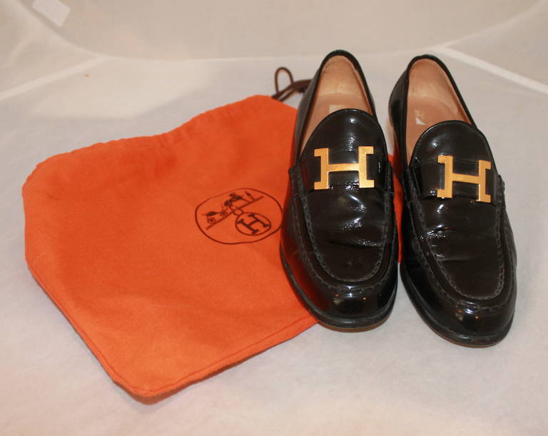 Hermes Black Leather 