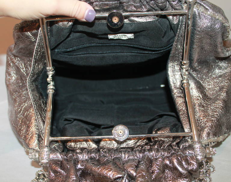 Women's Larisa Barrera Metallic Beaded Handbag