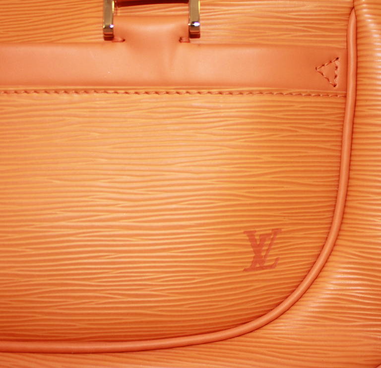 Louis Vuitton Orange Epi Leather Handbag - circa 2003 at 1stDibs