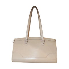 Louis Vuitton Ivory Epi Leather Shoulder Bag