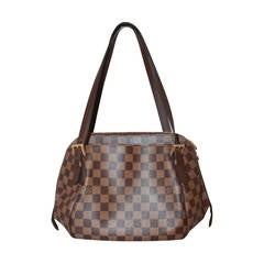 Louis Vuitton Brown Damier Ebene Handbag - circa 2004