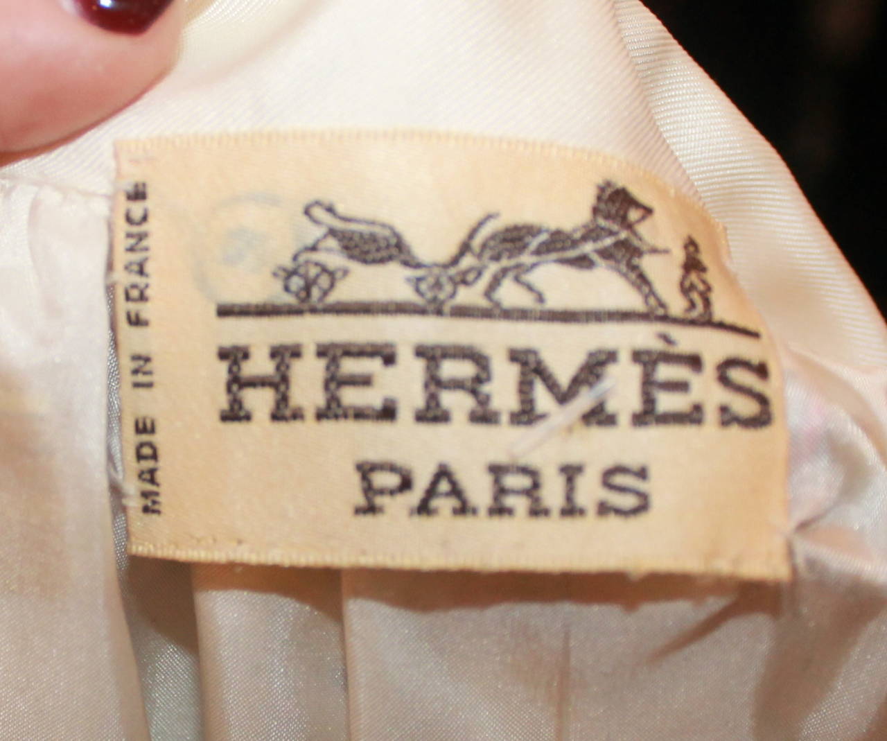 vintage hermes skirt