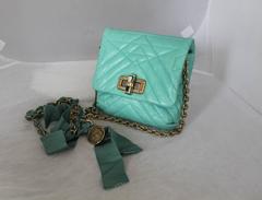 Lanvin Aqua Happy Mini Pop Crossbody Handbag - GHW
