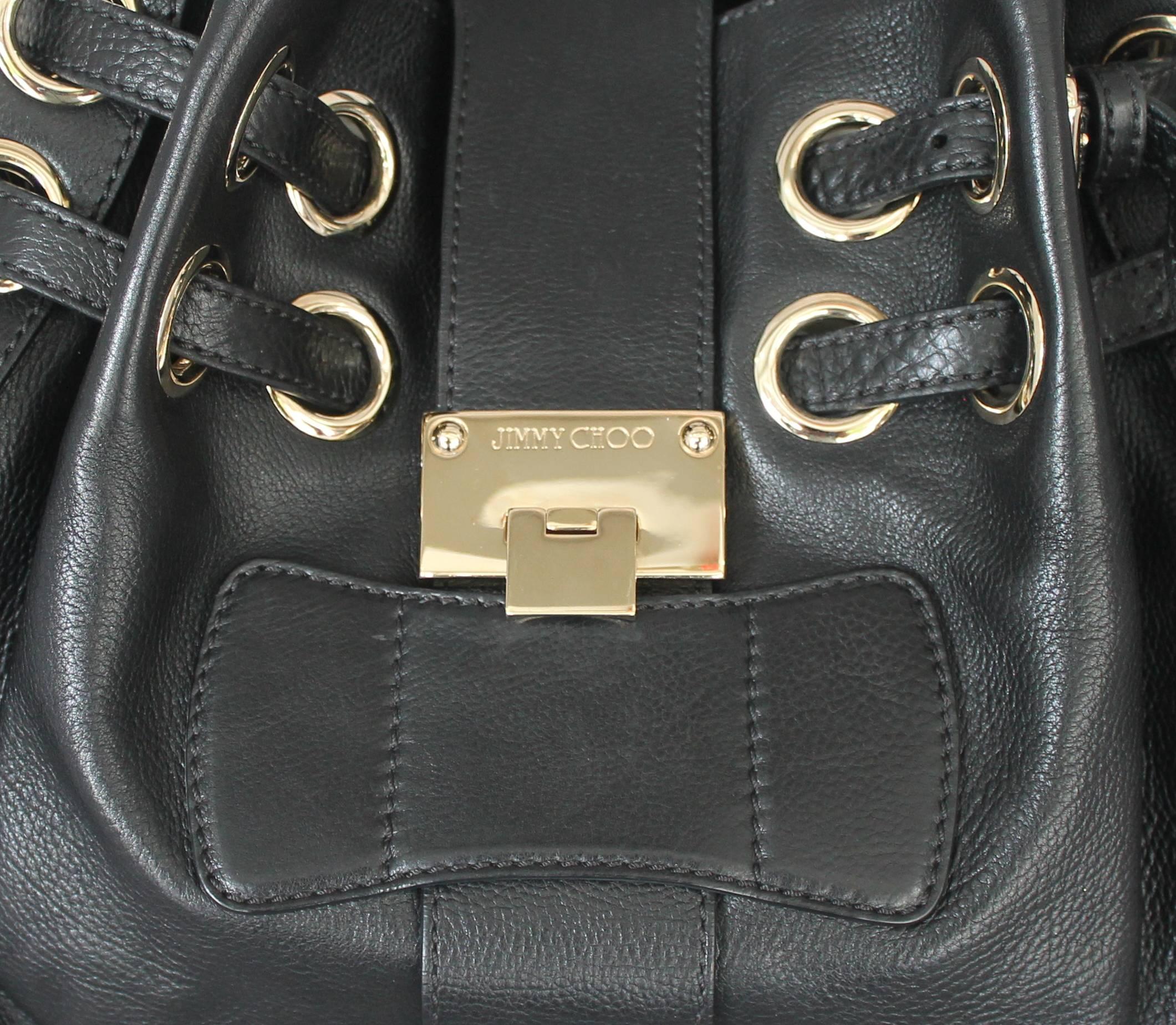 Borsa Ramona in pelle nera di Jimmy Choo - GHW In condizioni ottime a West Palm Beach, FL