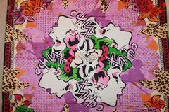 Louis Vuitton Silk Multicolor Printed Large Shawl