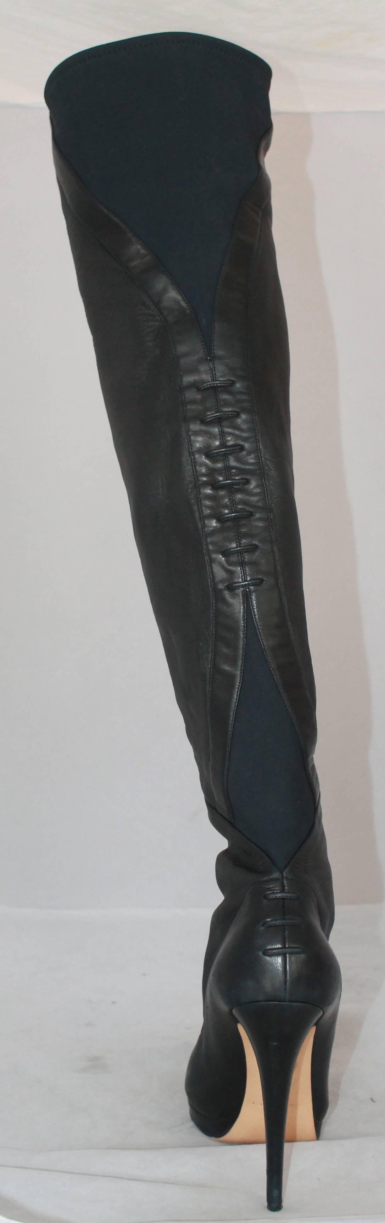 casadei thigh high boots