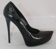 Gianmarco Lorenzi Black Patent Pointed Toe Pumps - NWT - 40