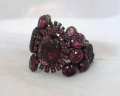 Alan Anderson Purple Rhinestone Adorned Cuff