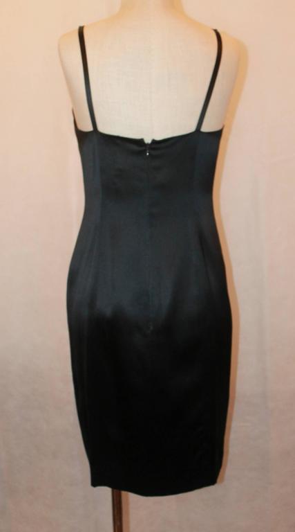 black fitted slip