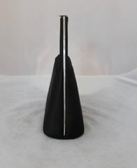 Judith Leiber Black Satin Top Handle Evening Bag