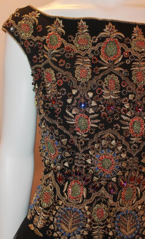 Escada Beaded Ivory Gown main image 1