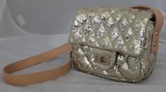 Chanel Limited Edition Light Gold Sequin Quilted Crossbody Bag - circa 2006