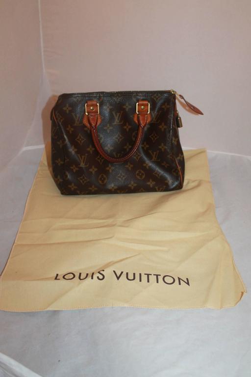 Louis Vuitton Brown Monogram Small Speedy Handbag - Circa 2004 at 1stdibs